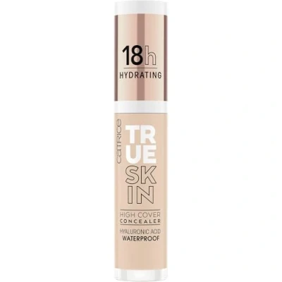 Abbildung von Catrice True Skin High Cover Concealer, Nr. 010, Nude, Anti Pickel, feuchtigkeitsspendend, natürlich, für trockene Haut, vegan, ölfrei, wasserfest, ohne Alkohol, 1er Pack (4.5ml)