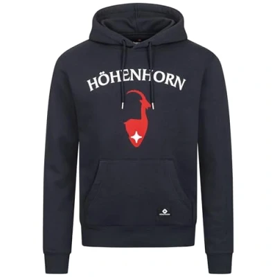 Abbildung von Höhenhorn Janga Hoodie Herren Kapuzen Navy Printed Gr. XXL