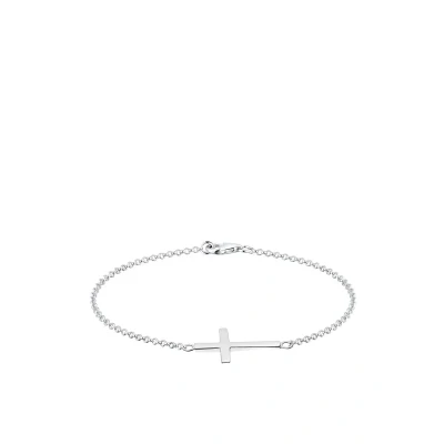 Abbildung von Elli Cross Basic Armband silvercoloured, Damen, Größe: 18, Silver coloured