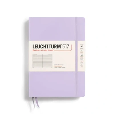 Abbildung von LEUCHTTURM1917 365482 Notizbuch Medium (A5), Hardcover, 251 nummerierte Seiten, Lilac, liniert