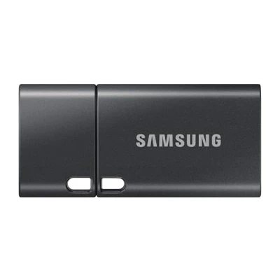 Abbildung von Samsung USB Stick, C, 512 GB, 400 MB/s Lesen, 110 Schreiben, 3.2 Gen1 Flash Drive für Notebooks, Tablets und Smartphones, Titan Gray, MUF 512DA4/APC