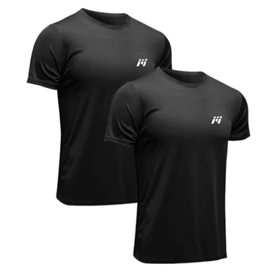 Abbildung von MEETWEE Sportshirt Herren, Laufshirt Kurzarm Mesh Funktionsshirt Atmungsaktiv Schnelltrocknend Sports Gym Shirt Trainingsshirt für Männer Sommer