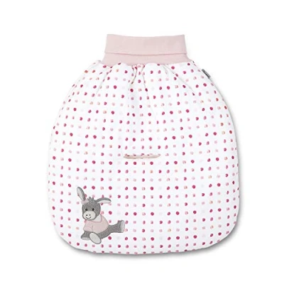 Abbildung von Sterntaler Wattiertes Strampelnest Emmi Girl, Alter: Für Babys ab der Geburt, 48 x 42 cm, Weiß/Rosa