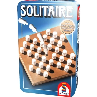 Abbildung von Schmidt Spiele 51231 Solitaire, Bring Mich mit Spiel in der Metalldose, Meerkleurig, Einheitsgröße
