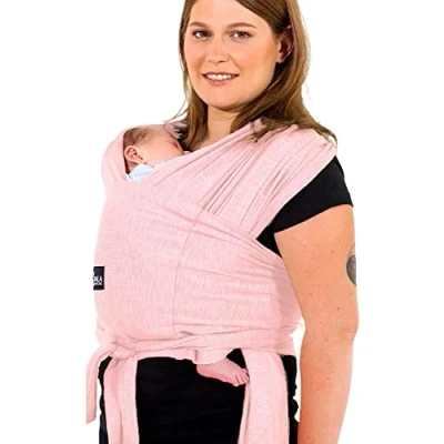 Abbildung von Koala Babycare Tragetuch Baby Neugeborene Einfach Anzuziehen für Mütter und Väter Babytrage Multi Use Bis 9kg Babytragetuch Rose