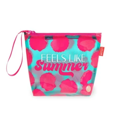 Abbildung von LEGAMI Damen Pochette Mare Strandtasche, Türkis