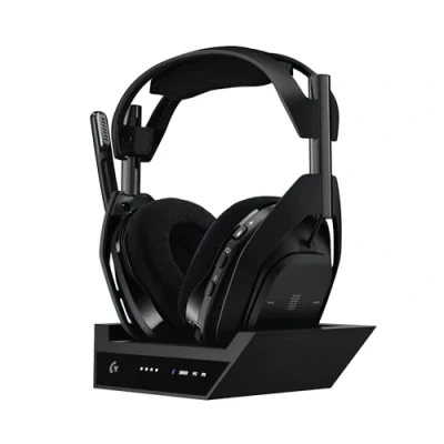 Abbildung von Logitech G Astro A50 X LIGHTSPEED kabelloses Gaming Headset + Basisstation, PRO GRAPHENE, PLAYSYNC für Xbox Series XS PS5 PC/Mac, Bluetooth, HDMI 2.1 Passthru, Schwarz