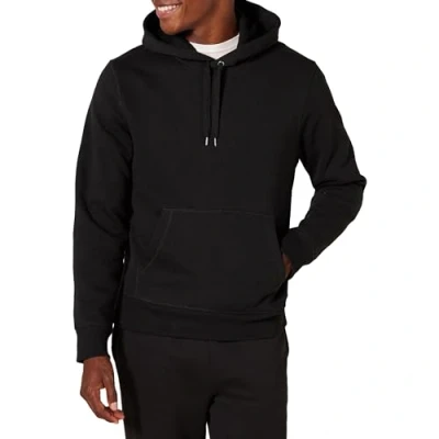 Abbildung von Amazon Essentials Herren Fleece Sweatshirt Mit Kapuze (Erhältlich In Übergröße), Schwarz Heide, M