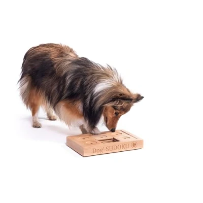 Abbildung von My Intelligent Dogs Sudoku Small Advanced Classic Interaktives Katzen und Hundespielzeug aus Holz Intelligentes Spielzeug für Hunde