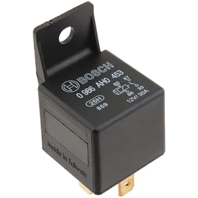 Abbildung von Bosch 0986AH0453 Mini Relais 12V 20A, IP5K4, Betriebstemperatur von 40 C bis 85 C, Schließer Relais, 4 Pins