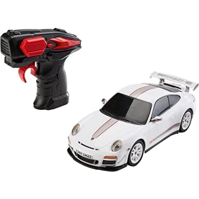 Abbildung von Revell Control Porsche 911 GT3 RS I Ferngesteuertes Auto im Maßstab 1:24 Originalgetreue Nachbildung Frontbeleuchtung (LED) 2,4 GHz Fernsteuerung Für Kinder ab 8 Jahren Scale Car, Schwarz