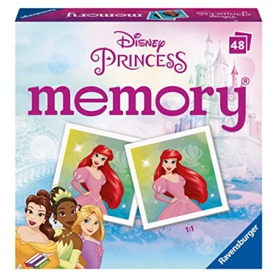 Abbildung von Ravensburger Memory Disney Princess Mini Erinnerungsspiel, passende Bildpaare Finden, für Kinder ab 3 Jahren, pädagogisches Kleinkinder Spielzeug