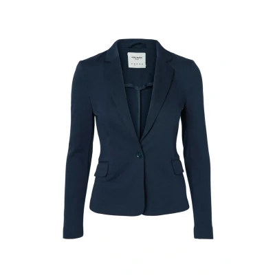 Abbildung von VERO MODA Damen Vmjulia Dnm Noos Blazer, Total Eclipse, 40 EU