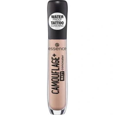 Abbildung von essence CAMOUFLAGE+ MATT concealer, Nr. 20, Nude, mattierend, matt, vegan, ölfrei, wasserfest, ohne Alkohol, 1er Pack (5ml)