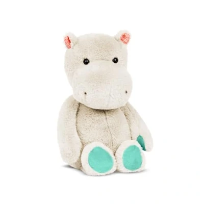 Abbildung von B. Softies Kuscheltier Nilpferd Superweich und groß Plüschtier Hippo grau, Baby Kinder Spielzeug für Mädchen Jungen ab 0 Monate