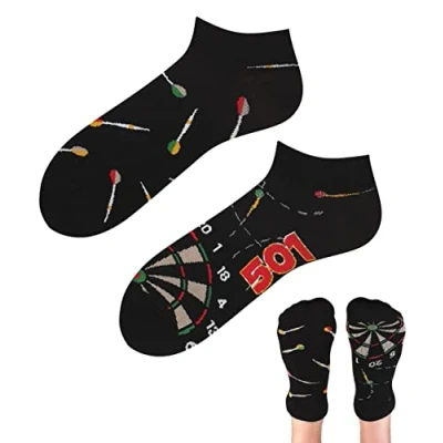 Abbildung von TODO Colours Lustige Socken mit Motiv Mehrfarbige, Bunte, Verrückte für die Lebensfreude (35 38, z LOW Dart)