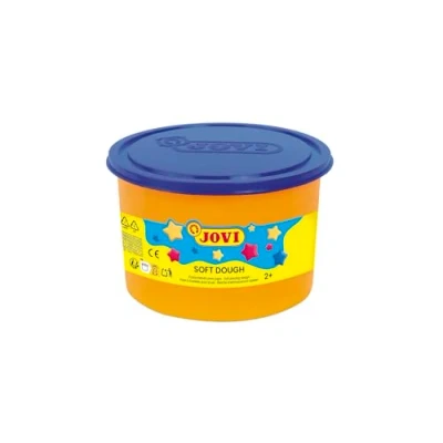 Abbildung von Jovi Blandiver Knete, extra weiche Knetmasse für Kinder ab 2 Jahren, blau, 1 Dose, 460g