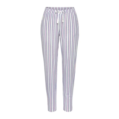 Abbildung von s.Oliver Nachtwäsche Hose, Damen, Größe: 36/38, Hellblau lila gestreift