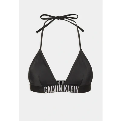 Abbildung von Calvin Klein Swimwear Intense Power Triangle BRAS Bikinitop, Damen, Größe: Small, Black