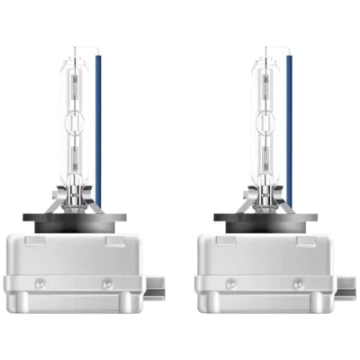 Abbildung von Osram XENARC® COOL BLUE® INTENSE D1S, +150% more brightness, up to 6,200K, xenon headlight lamp, LED look, Hanging folding box (2 lamps)