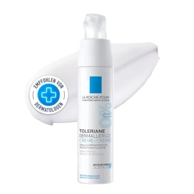 Abbildung von La Roche Posay Gesichtscreme, Für zu Allergien neigende Haut, Reduziert Rötungen, Mit Sphingobioma und Neurosensine, Ohne Duftstoffe Alkohol, Dermallergo Creme, Toleriane, 40 ml