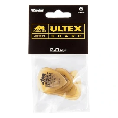 Abbildung von JIM DUNLOP Plektrum Ultex Sharp 2,00mm 6 Stück