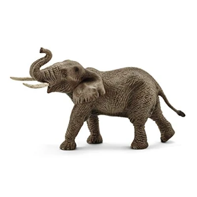 Abbildung von schleich 14762 Afrikanischer Elefantenbulle, ab 3 Jahren, WILD LIFE Spielfigur, 9 x 20 12 cm