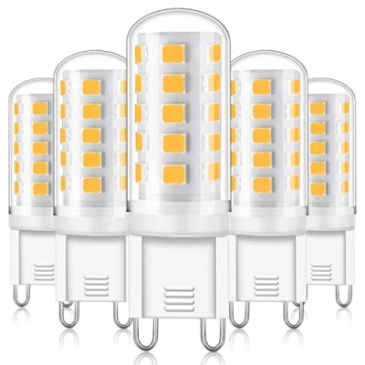 Abbildung von YUIIP G9 LED Lampen, 3W Warmweiß 3000K, 380 Lumen, Kein Flackern, 360 Abstrahlwinkel, Ersatz für 20W 30W Halogenlampen, Nicht Dimmbar, 5er Pack