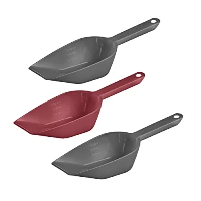Abbildung von Westmark Back /Abwiege /Abfüllschaufel Set, 3tlg., Füllvolumen: je ca. 55 ml, Kunststoff, Halvar, Anthrazit/Rot, 90892270