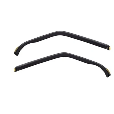 Abbildung von J&amp;J AUTOMOTIVE Windabweiser Passend Für Carawelle/Transporter/Multivan T5 / T6 2003 2019, Regenabweiser, Getönt, 2 TLG, Vorne, Aerodynamisch