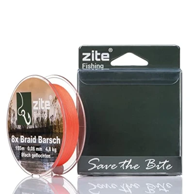 Abbildung von Zite Fishing 8X geflochtene Schnur Barsch 155 m 0,08 mm 4,8 kg