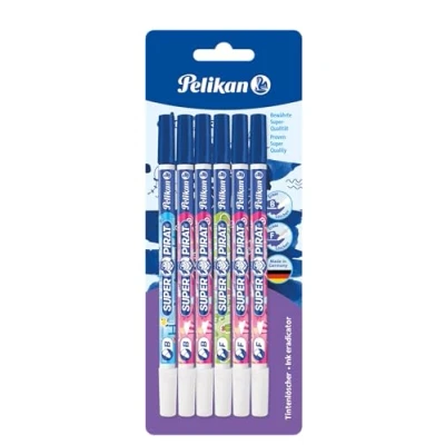 Abbildung von Pelikan Tintenlöscher Super Pirat 850, 6 Stück, farblich sortiert