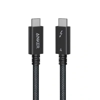 Abbildung von Anker Prime Thunderbolt 4 Kabel, 1m USB C auf 240W Laden, 40Gbit/s Datentransfer, unterstützt 8K/4K Displays, für iPhone 16 Serie, MacBook, iPad, Samsung (Thunderbolt zertifiziert)