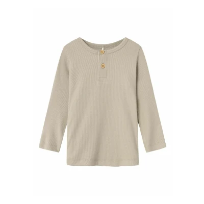Abbildung von NAME IT Jungen Nmmkab Ls Top Noos Langarm Shirt, Pure Cashmere, 92