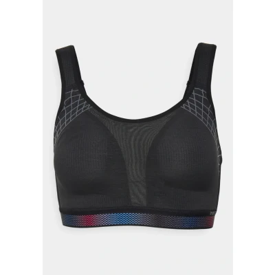 Abbildung von triaction by Triumph Cardio Cloud Sportbh mit starker Stützkraft, Damen, Größe: 75C, Black