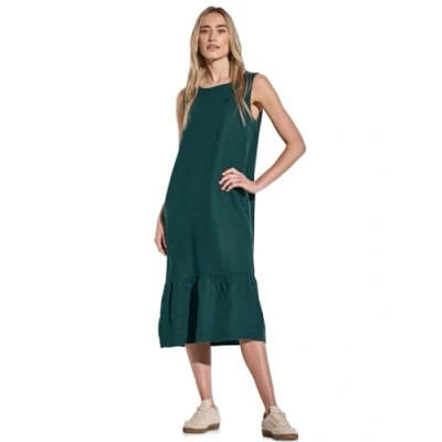 Abbildung von Street One Volant Freizeitkleid, Damen, Größe: 36, Grün