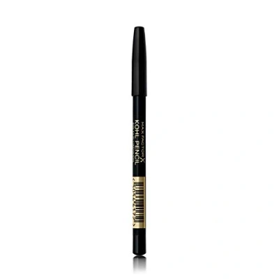 Abbildung von Max Factor Kohl Eyeliner, 20 schwarze, leicht zu verblendende Formel, perfekt für Smokey Eyes Make up, 4 g (1er Pack)