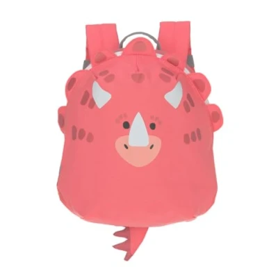 Abbildung von LÄSSIG Kleiner Kinderrucksack für Kita Kindertasche Krippenrucksack mit Brustgurt, 20 x 9.5 24 cm, 3,5 L/Tiny Backpack Dino Rose