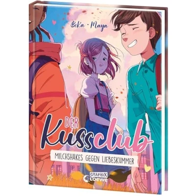 Abbildung von Der Kuss Club (Band 2) Milchshakes gegen Liebeskummer: Freundschaft ist stärker als Liebeskummer Perfektes Comic Buch für Pre Teens