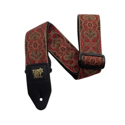 Abbildung von Ernie Ball Crimson Paisley Jacquard Gitarrengurt