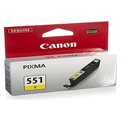 Abbildung von Canon Tintenpatrone CLI 551 Y gelb yellow 7 ml für PIXMA Drucker ORIGINAL