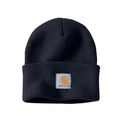 Abbildung von Carhartt, Herren, Strickmütze mit Umschlag, Marineblau, OS