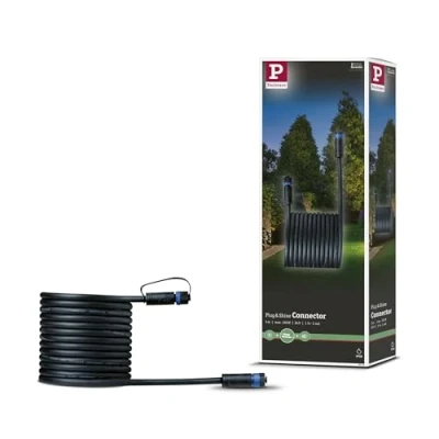 Abbildung von Paulmann Plug &amp; Shine Kabel 94276, 5 m, 1 ein/1 aus, schwarz