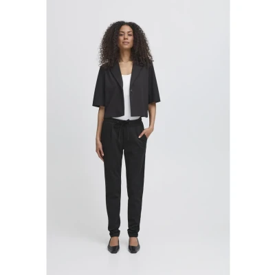 Abbildung von ICHI NOOS Stoffhose, Damen, Größe: 34, Black
