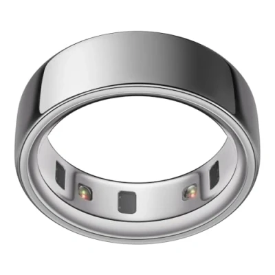 Abbildung von Oura Ring 4 Silber Größe 12 Smart Messen Sie zuerst mit Sizing Kit Sleep Tracking Wearable Herzfrequenz Fitness Tracker Bis zu 8 Tage Batterielaufzeit