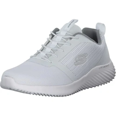 Abbildung von Skechers Herren Bounder Sneaker, White Mesh Pu Trim, 41.5 EU