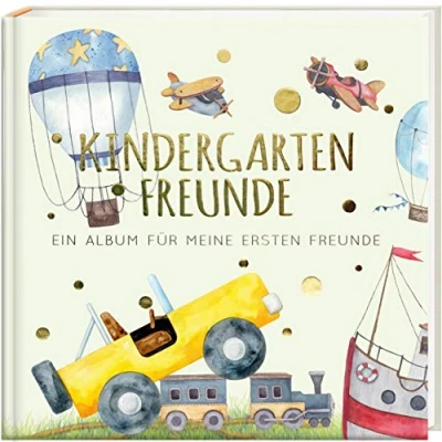 Abbildung von Kindergartenfreunde FAHRZEUGE: ein Album für meine ersten Freunde (Freundebuch Kindergarten 3 Jahre) PAPERISH®