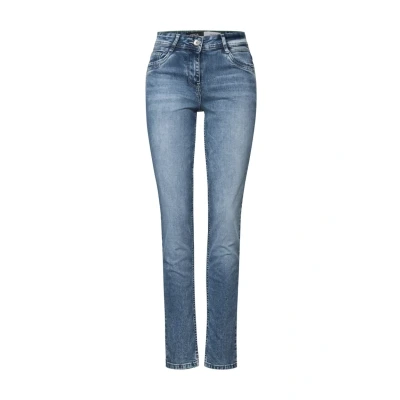 Abbildung von Cecil Jeans Slim Fit, Damen, Größe: 25x28, Blau