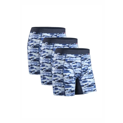 Abbildung von Danish Endurance Sport 3 PACK Panties, Herren, Größe: XL, Blue camouflage