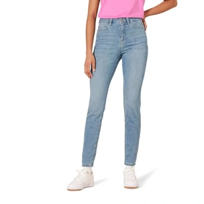 Abbildung von Amazon Essentials Damen Skinny Jeans mit Hohem Bund, Helle Waschung, 42 Lang